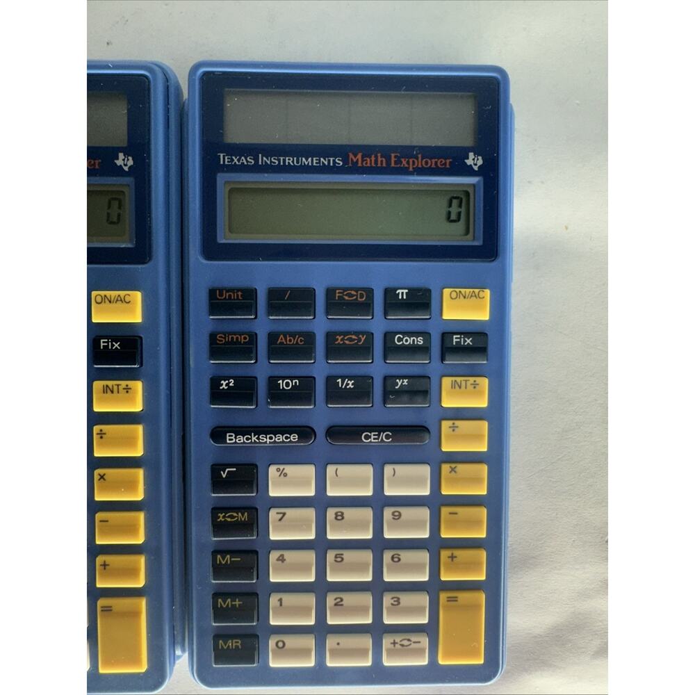Texas Instruments Math Explorer (1-0391) Calculator w/ Cover & Index Card - 2Pk - Picture 3 of 12